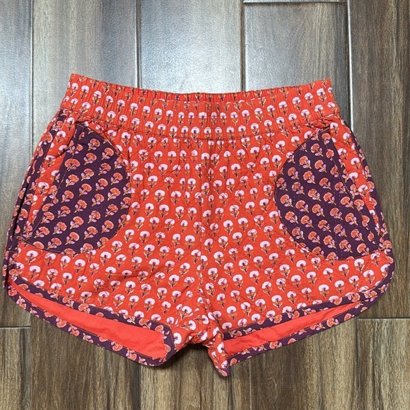 NWT Maeve Quilted Linen Track Shorts - Picture 2 of 15